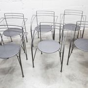 Set of 6 "Silver Moon" armchairs by Pascal Mourgue 1985