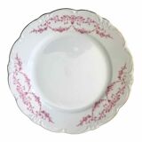 12 flat porcelain plates