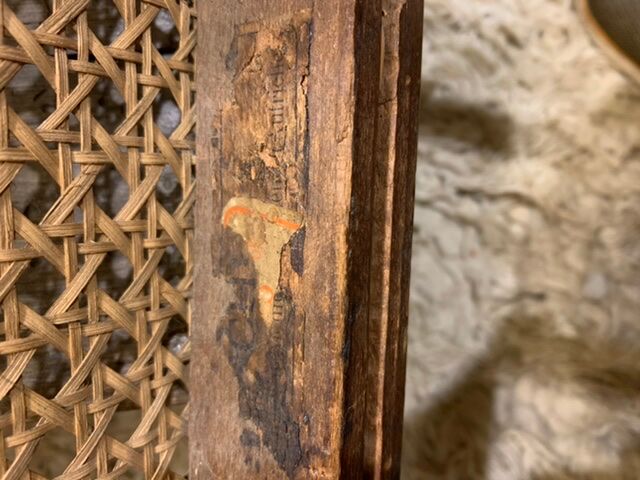 Children's sofa curved wood