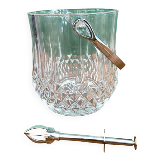 Ice bucket with tongs