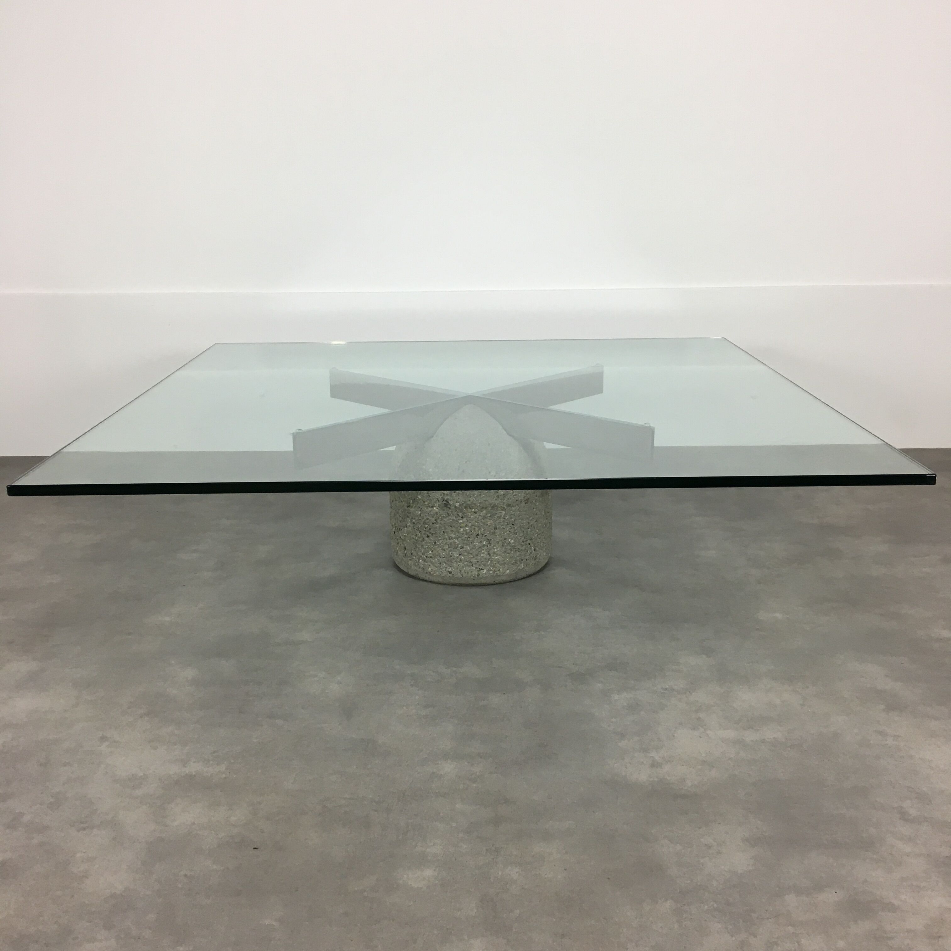 Paracarro coffee table by Giovanni Offredi for Saporiti, Italy 1970