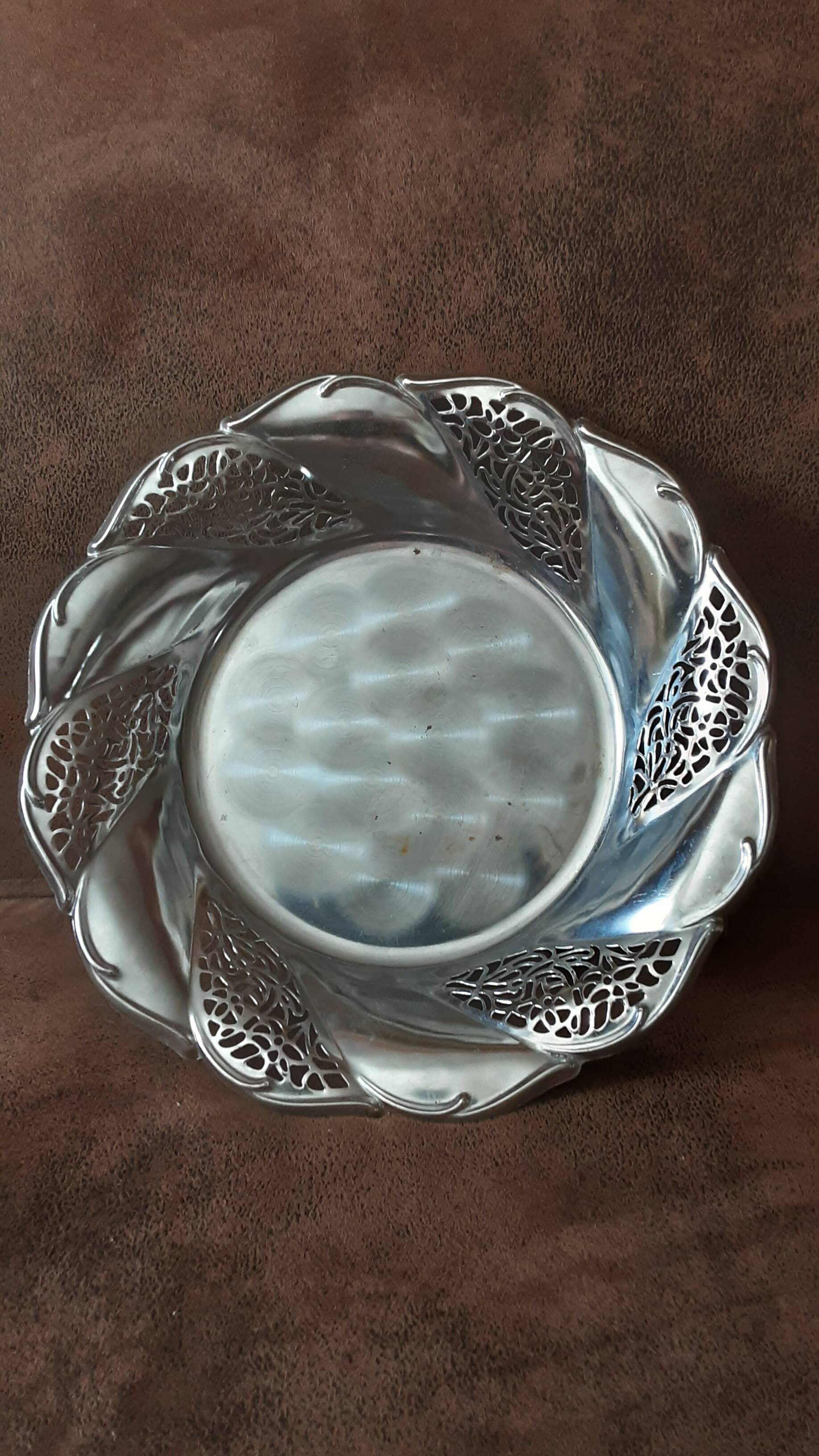 Corbeille métal vintage