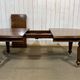 Victorian style oval mahogany table with 1 extension.