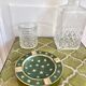 Cloisonné brass ashtray with star decoration
