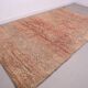 Peach Vintage Moroccan Rug 203 x 331 cm, Berber Shag Rug, Handmade Boho Rug