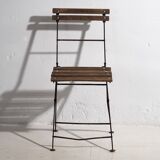 Anciennes chaises de terrasse pliantes (c.1920). Ensemble de 2 pièces #32