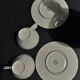 Pouring coffee service and two cups Lunéville KG mid-twentieth