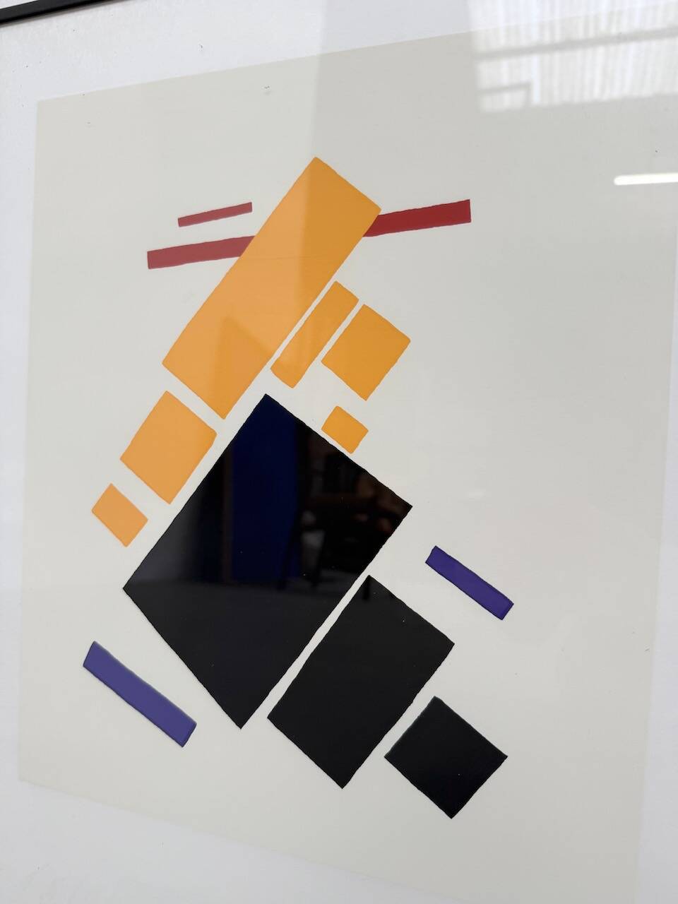 Set of 3 frames with Casimir Malevic lithographs