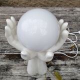 Ceramic hand lamp