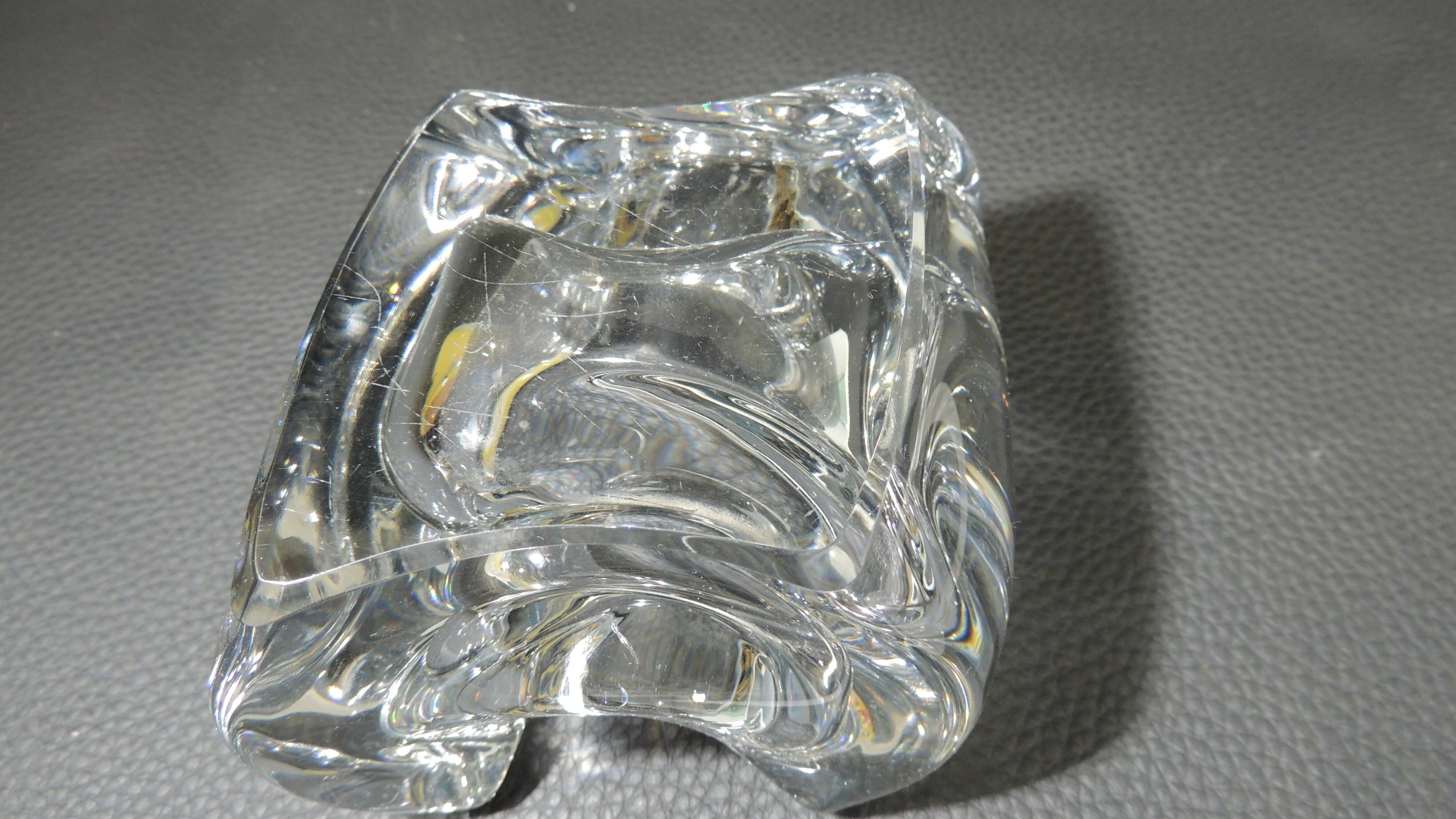 Ashtray Cristal Bayel/empty pocket/vintage