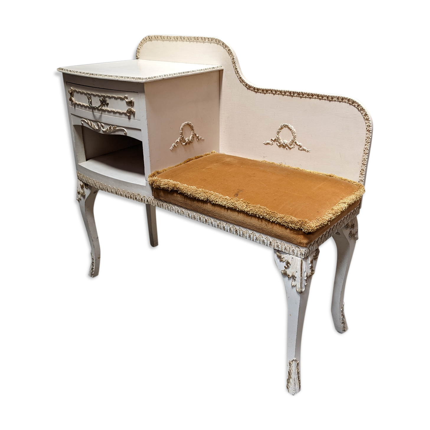 Furniture bench phone classic style