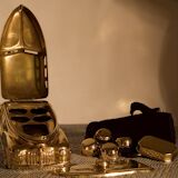 Encrier en laiton, Angleterre 1930