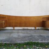 Vintage headboards and bedside tables