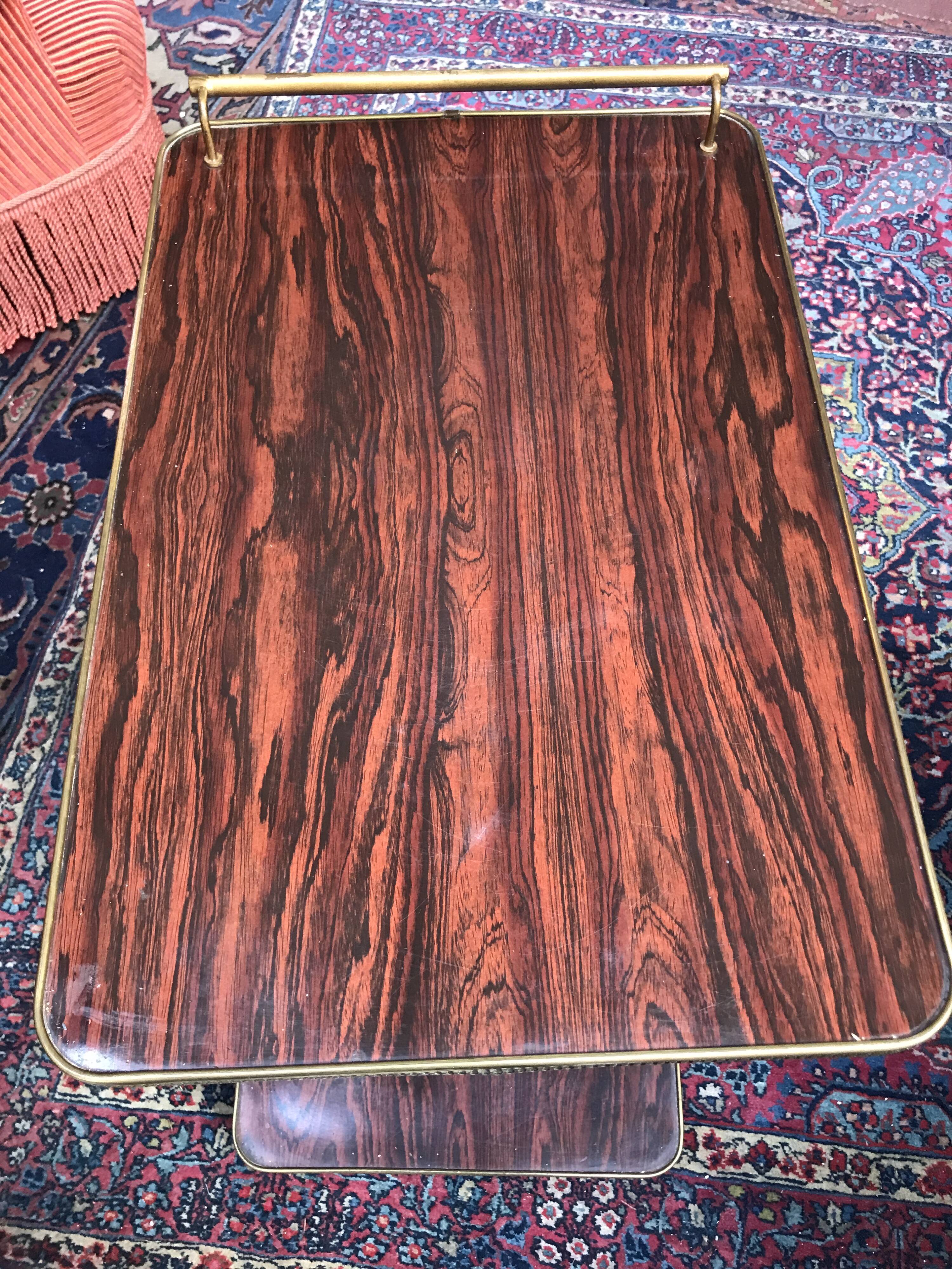 Trolley vintage 1960 removable tray