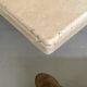 Square travertine coffee table, Italy 1970
