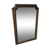 Mirror carved wooden frame late 17th century 137x70 cm