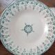 2 Gien ironstone soup plates, Sagittaire model
