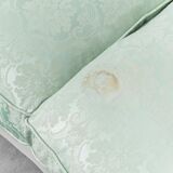 Divano vintage en tessuto verde salvia anni '50