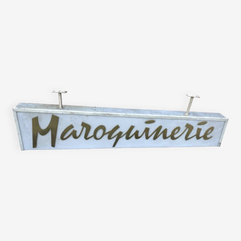 advertising sign lamp moroquinerie