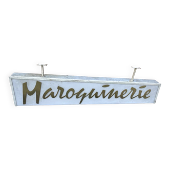 advertising sign lamp moroquinerie