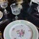 Mismatched vintage dinner plates