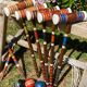 Ancien jeu de croquet en bois