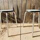 Paire de tabouret en formica