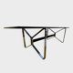 Smoked glass and chrome table design – Italian style from the 1970s