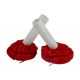 Red bell office lamps by Pas-d'Urbino Lomazzi for Sirrah, 1982