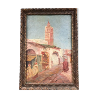 Painting rue de Tunis 1932