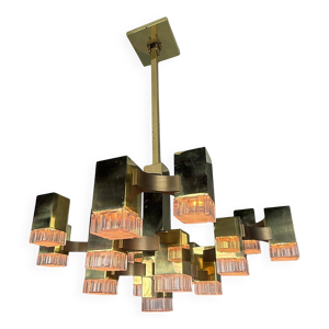 Lustre cubique Sciolari,
