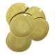 5 Salins Panama brushed oval dessert plates