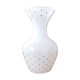 Vase en verre opalin aux étoiles
