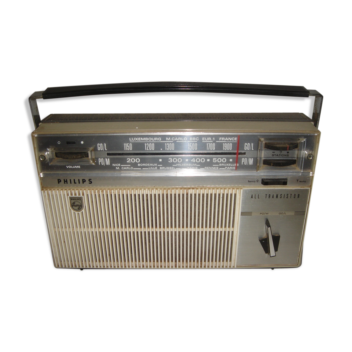 Poste radio portable Philips All transistor de 1960