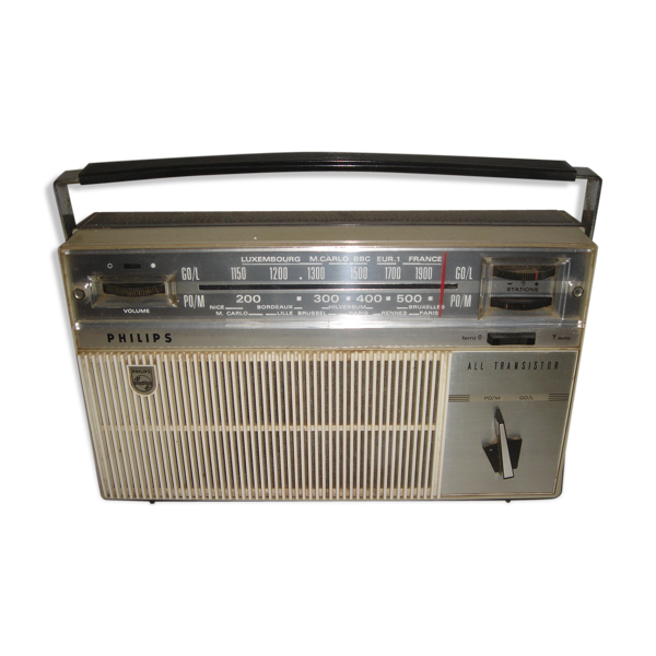 Poste radio portable Philips All transistor de 1960 | Selency