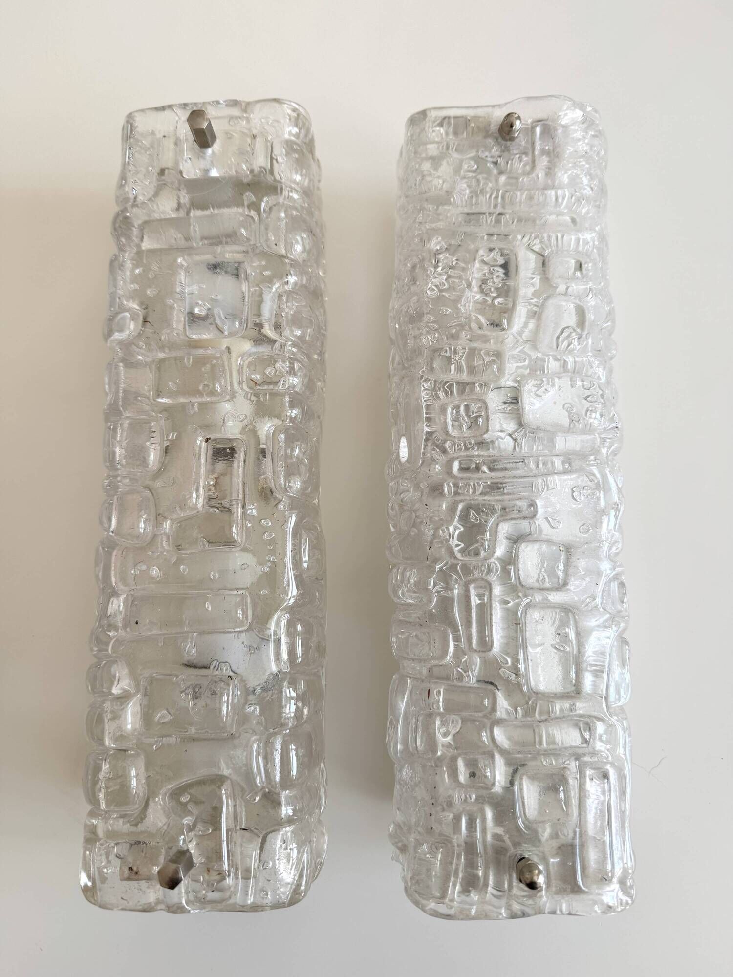 Applique murale en cristal vintage par Gert Nyström, années 1960.