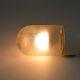 Spherical industrial wall lamp, DZPE, Poland, 1960s
