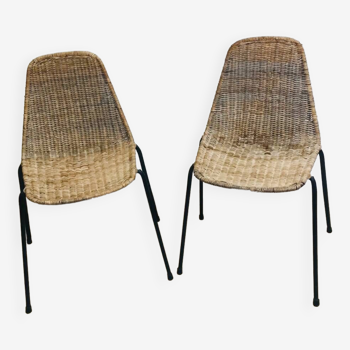 Paire de chaises Gian Franco Legler