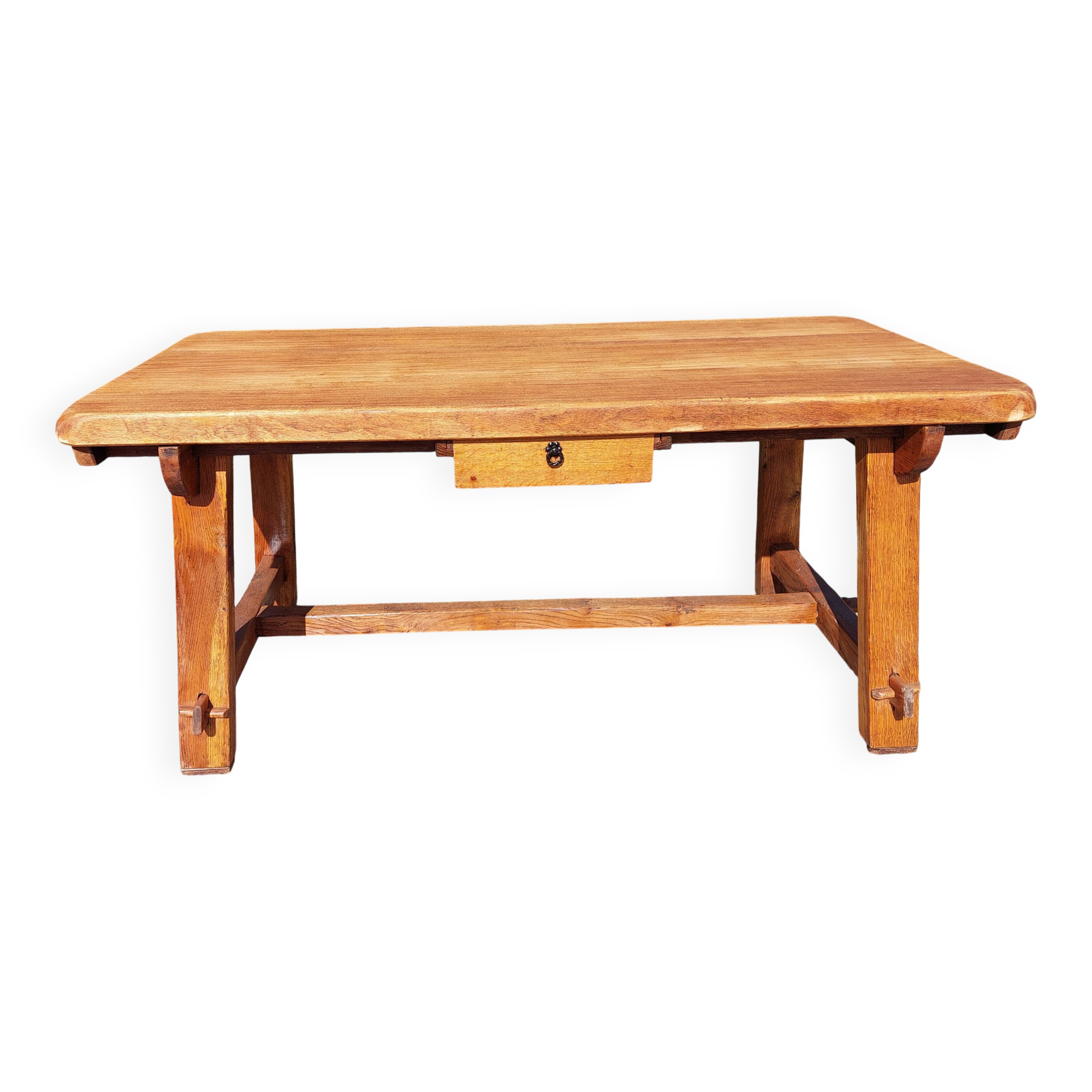 farm table with extensions, solid wood