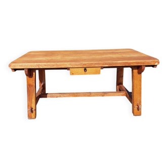 farm table with extensions, solid wood