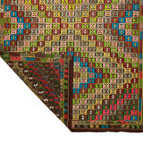 Anatolian handmade kilim rug 303 cm x 196 cm