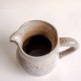 Little speckled ceramic milk jug - height 9.5 cm