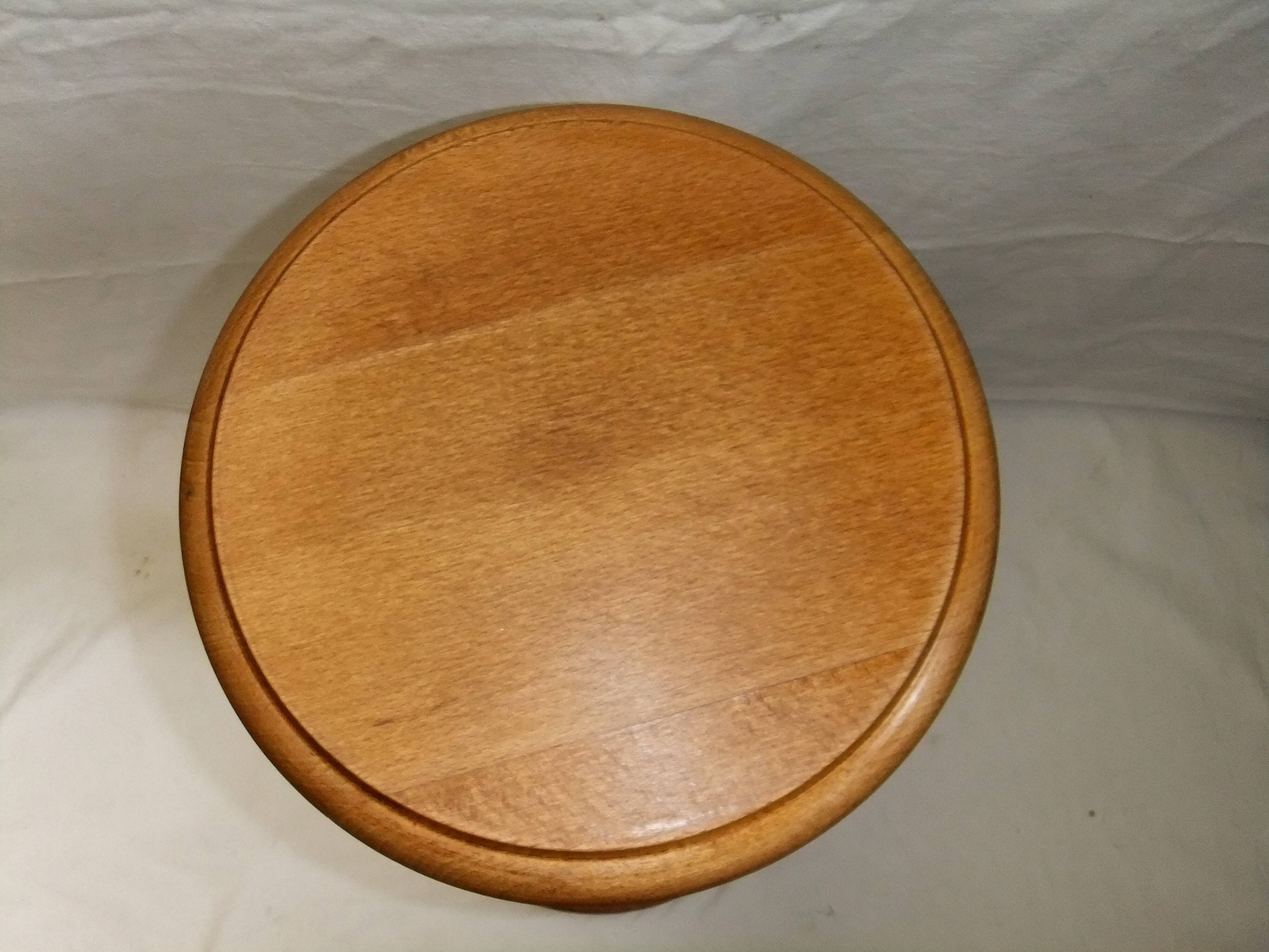 Pedestal table console solid wood furniture plant holder