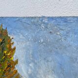 Oil knife painting landscape