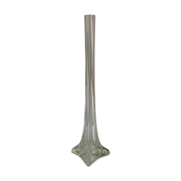 Vase soliflore en verre soufflé vintage dimension — Beyit