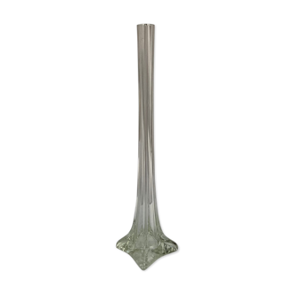 Vintage blown glass soliflore vase dimension: height -13cm- L-13xPr13cm-