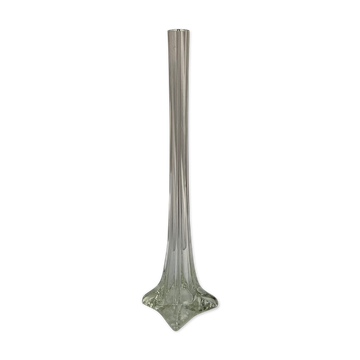 Vase soliflore en verre soufflé vintage dimension