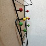 Cloakroom or wall coat rack - 50s/60s