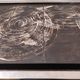 Ceramic and metal coffee table - signed Belarti - 1960s/70s
