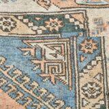 4x5 Green & Blue Small Persian Rug, 130x165Cm